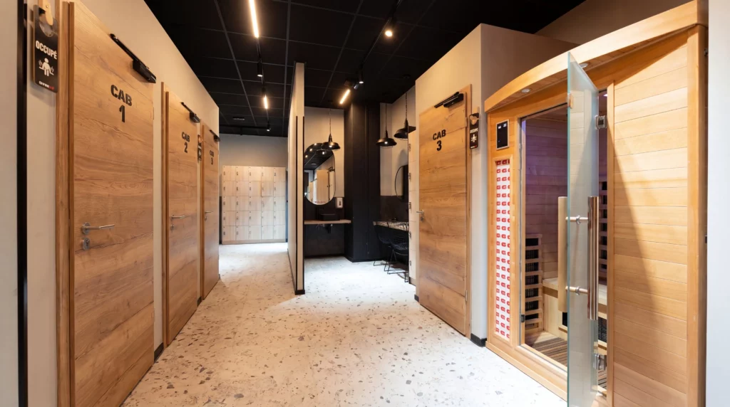 Espace Sauna & luminothérapie — salle de sport GymFit